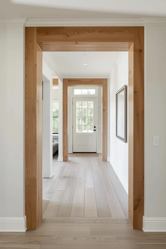 Entryway Beam Accent for Subtle Definition