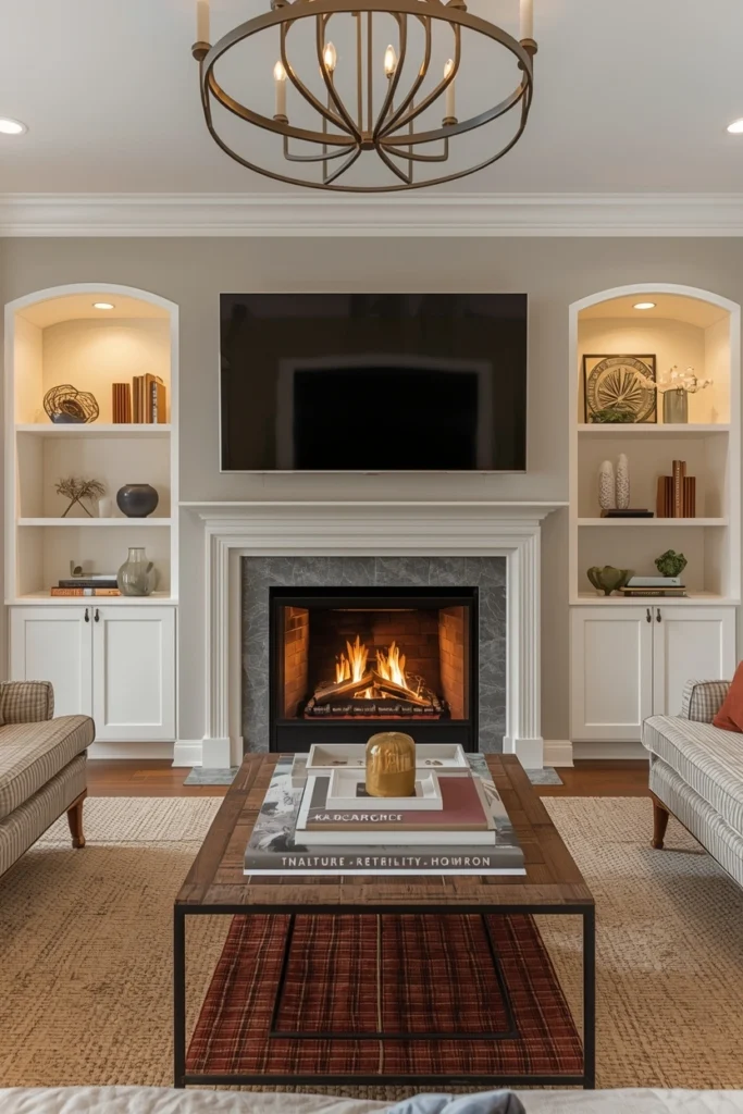 Fireplace Side Niches