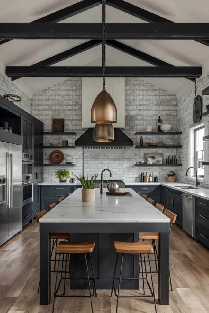 Mixed Metal Accents for Modern Depth