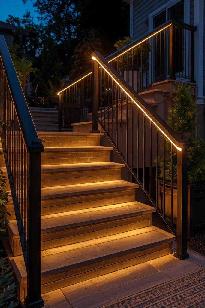 Rope Lighting for Railings