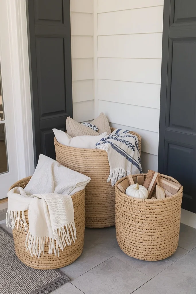 Woven Baskets for Storage and Style