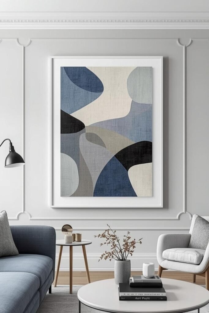 Abstract Pattern Fabric for Modern Homes