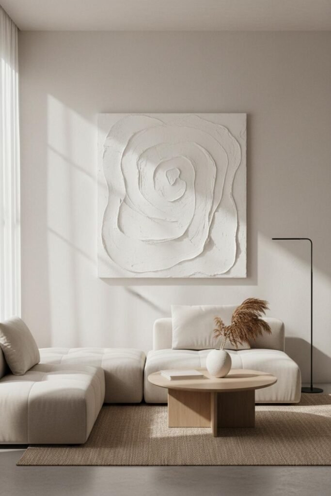 Abstract Plaster Wall Art