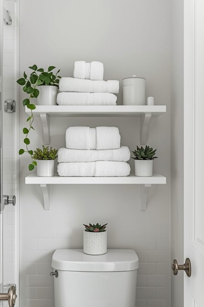 Bathroom Shelf Styling That Feels Clean