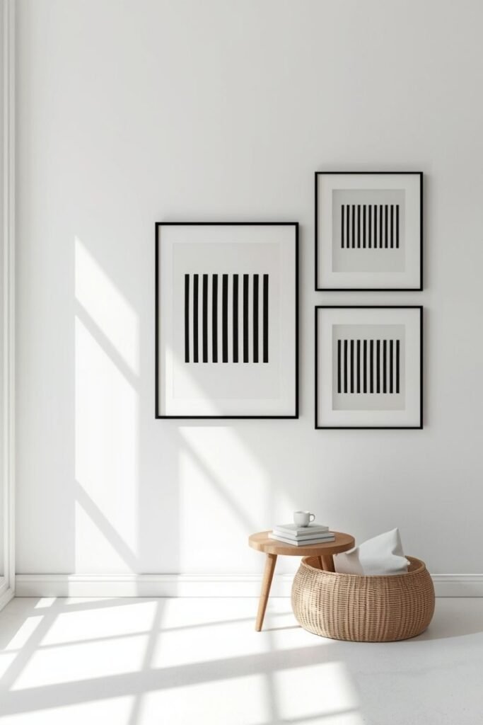 Black and White Graphic Fabric