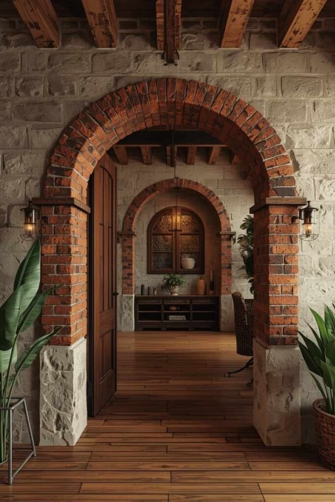 Brick Veneer Archway