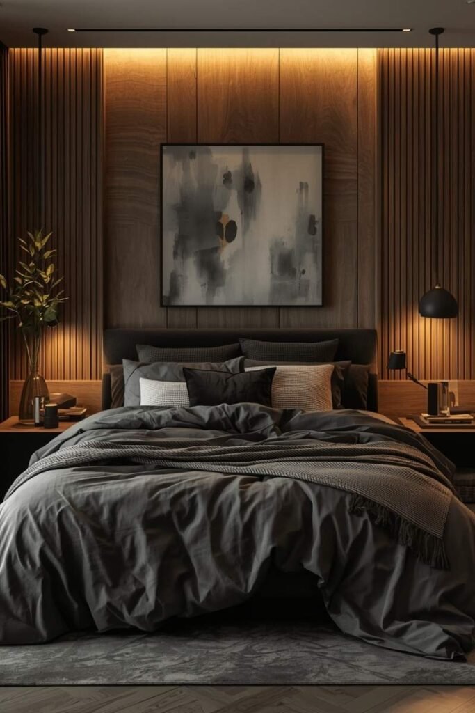 Charcoal with Warm Undertones for Sleep Depth