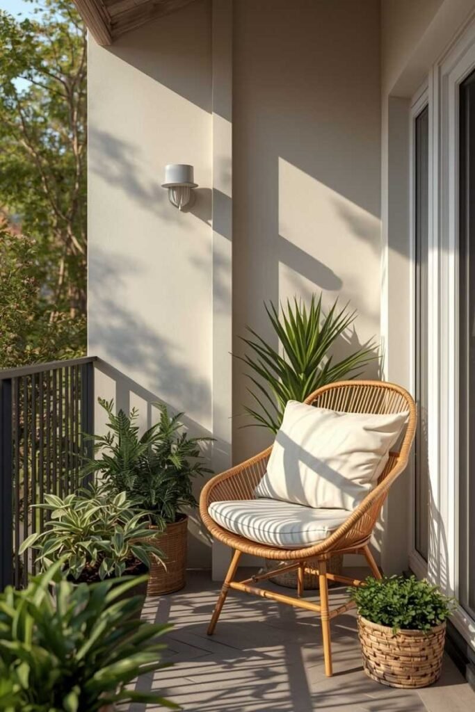 Create a Relaxing Balcony or Window Corner