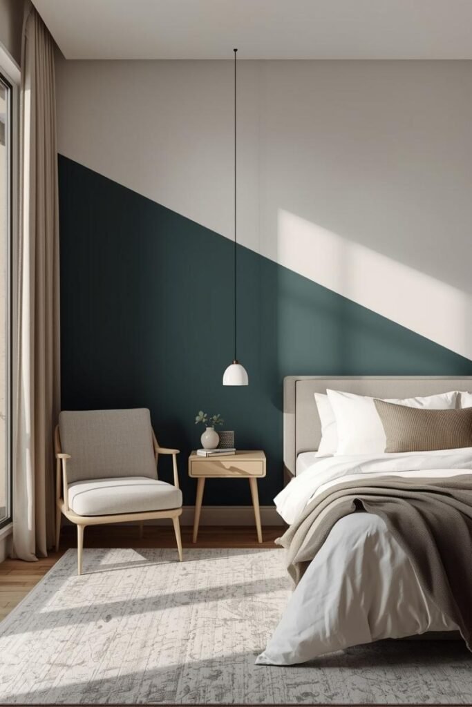 Create an Accent Wall With Paint or Wallpaper