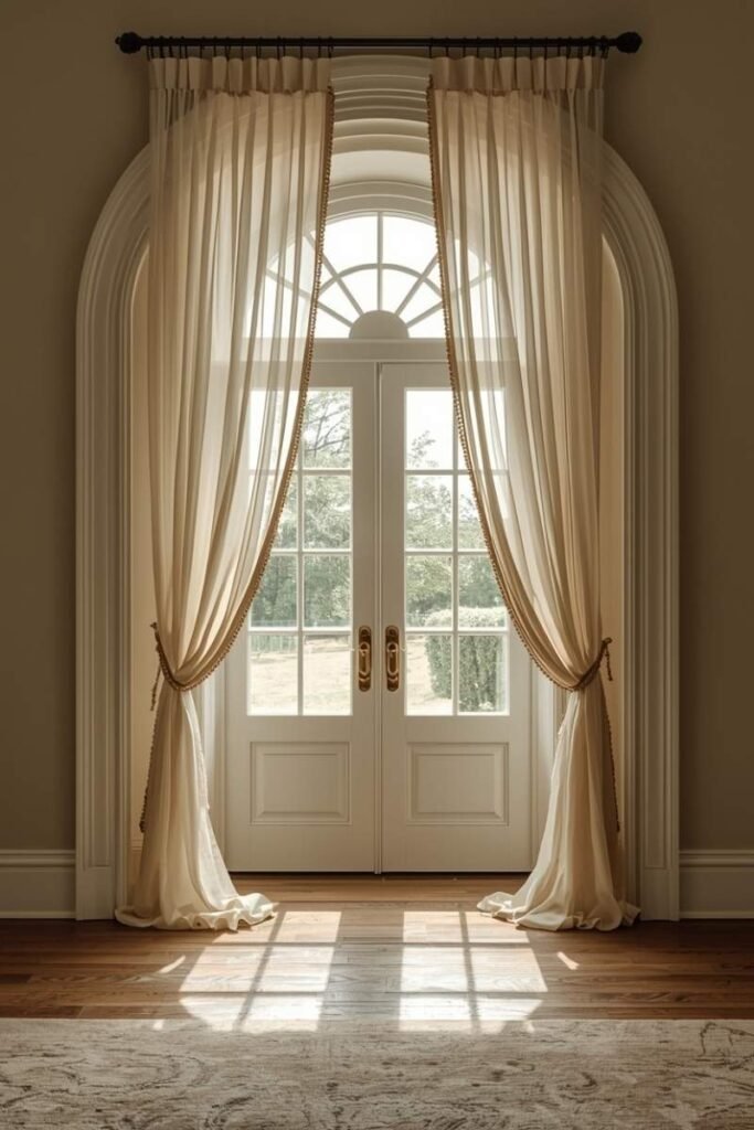 Curtain Framed Archway
