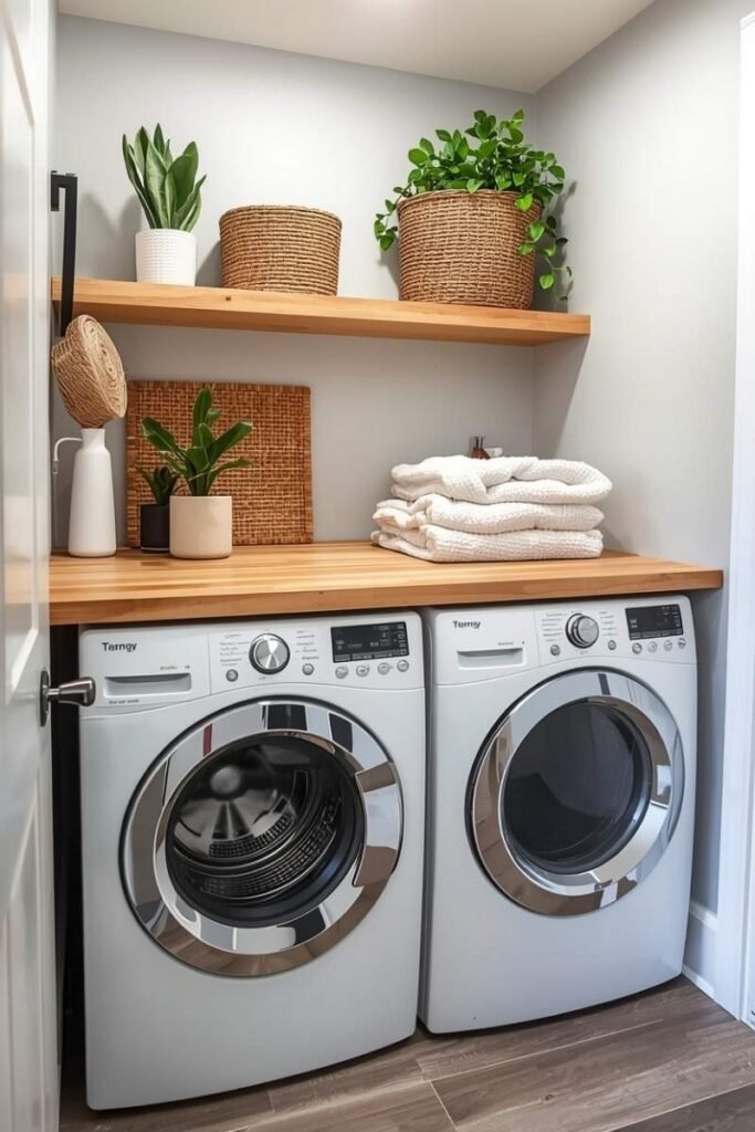 DIY Countertop Over Washer and Dryer