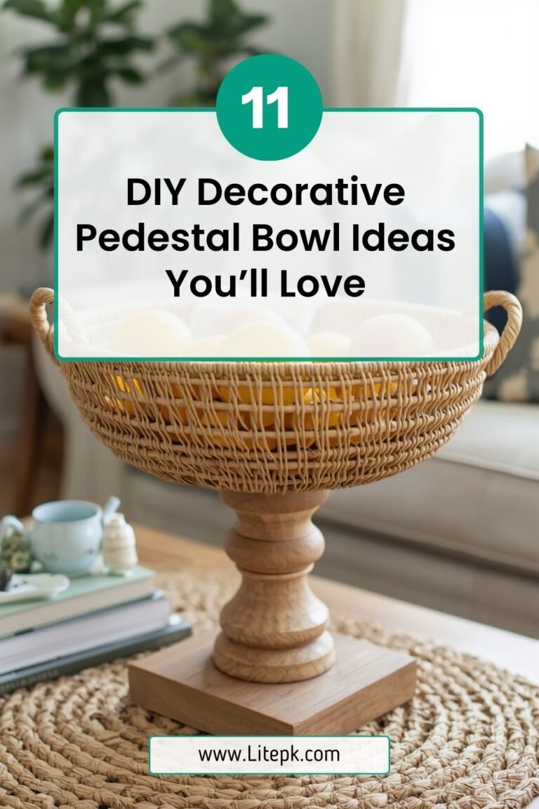 11 DIY Decorative Pedestal Bowl Ideas You’ll Love