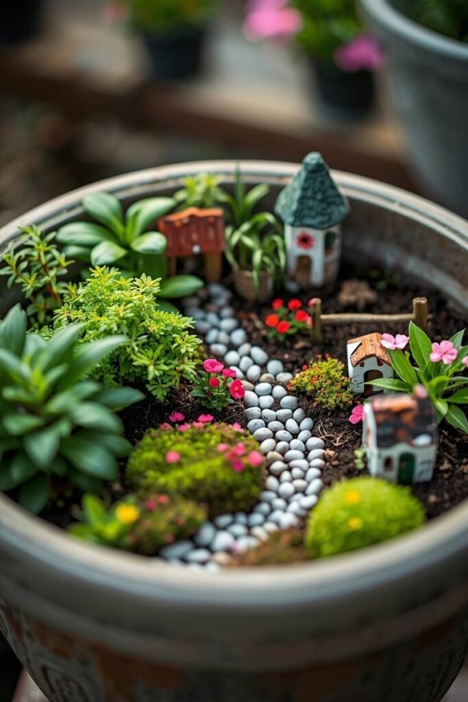 DIY Fairy Garden Corner