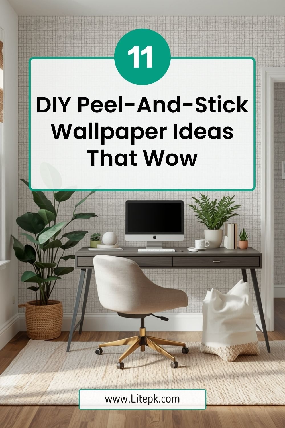 11 DIY Peel-And-Stick Wallpaper Ideas That Wow