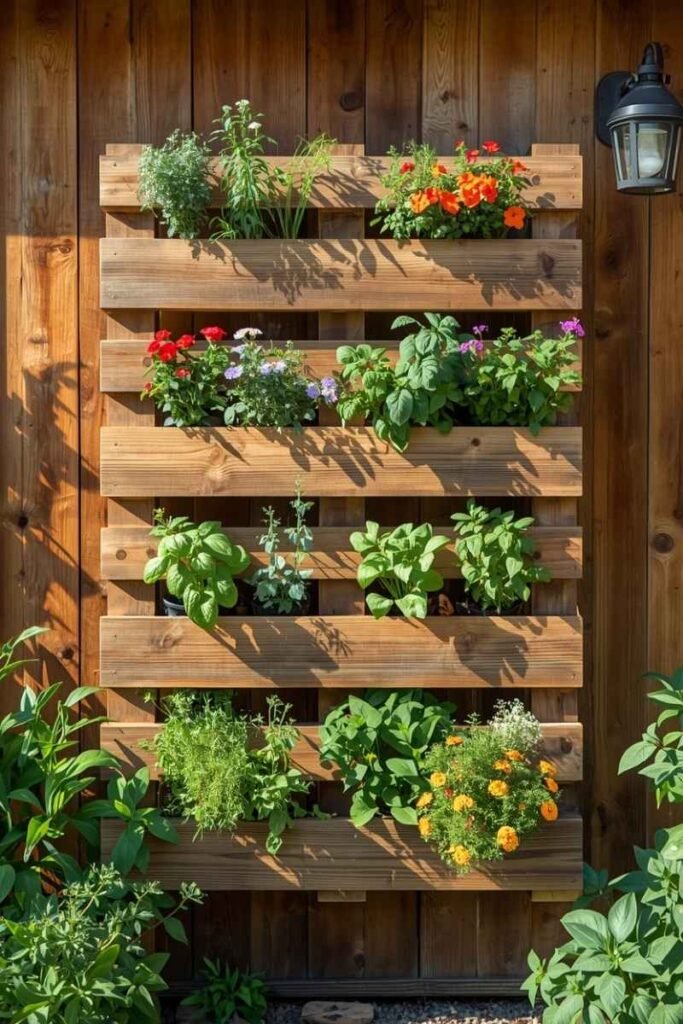 DIY Vertical Pallet Garden