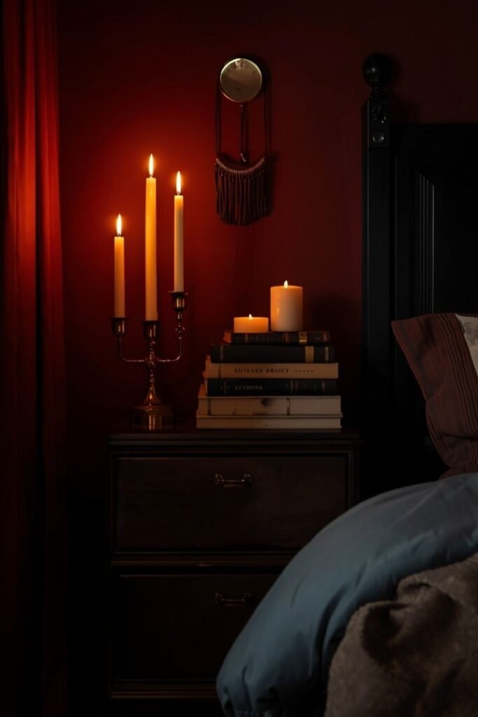 Decorate With Candles and Brass Accents