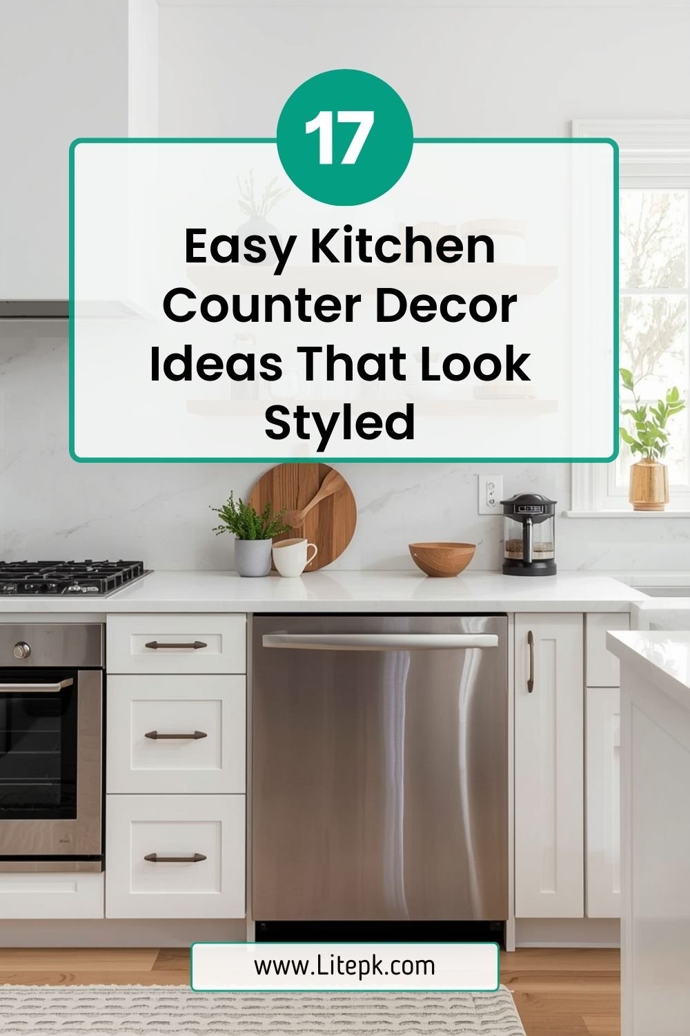 17 Easy Kitchen Counter Decor Ideas That Look Styled