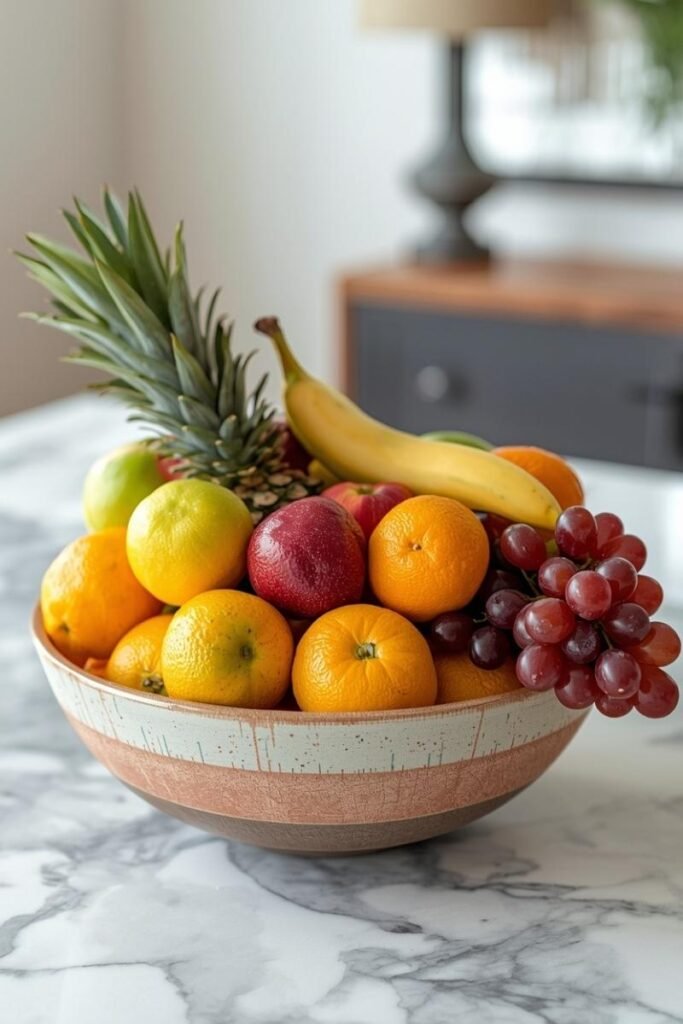 Fresh Fruit Display Bowl