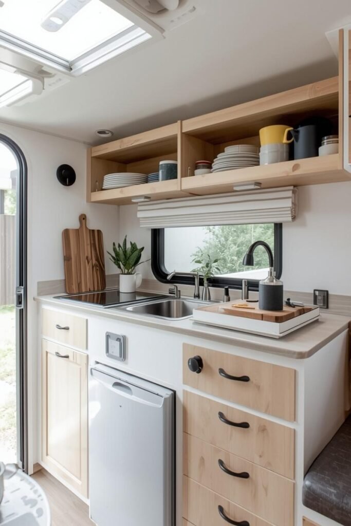 Incorporate Open Shelving Carefully