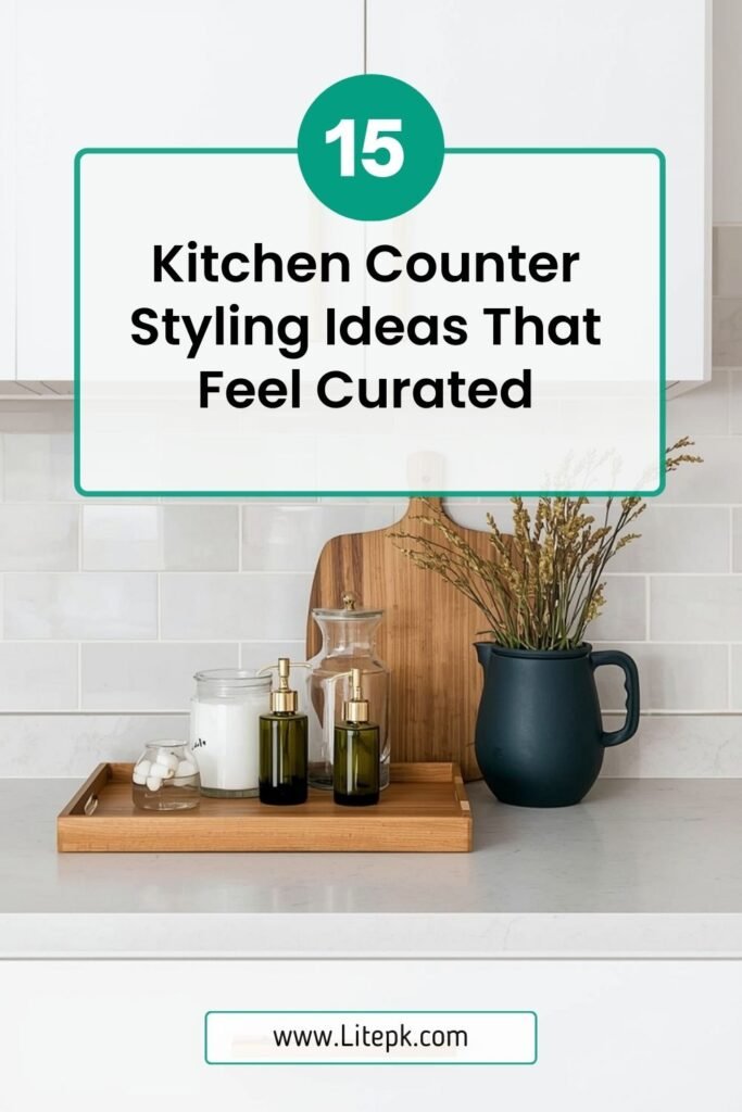 15 Kitchen Counter Styling Ideas That Feel Curated