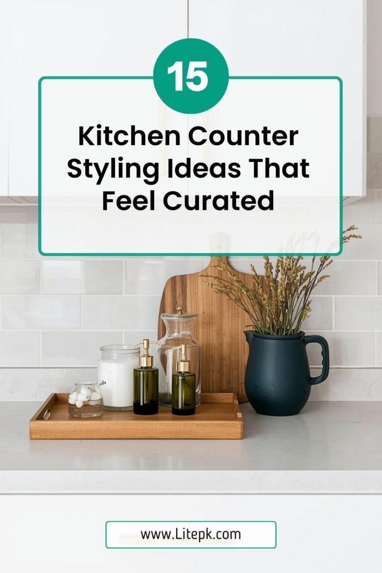 15 Kitchen Counter Styling Ideas That Feel Curated