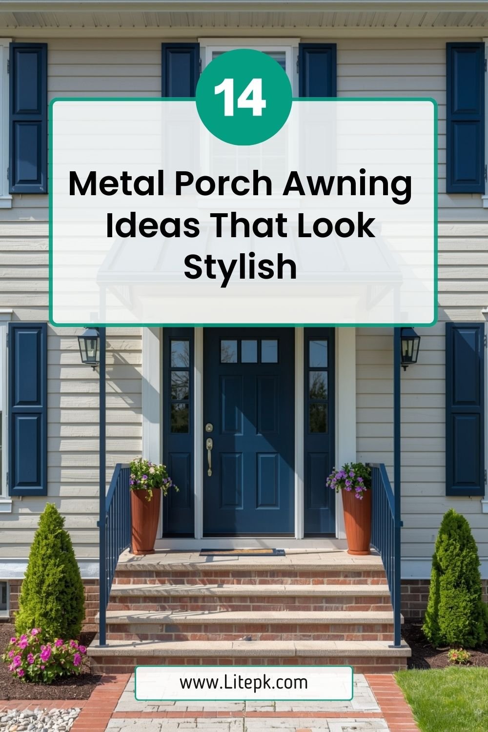 14 Metal Porch Awning Ideas That Look Stylish