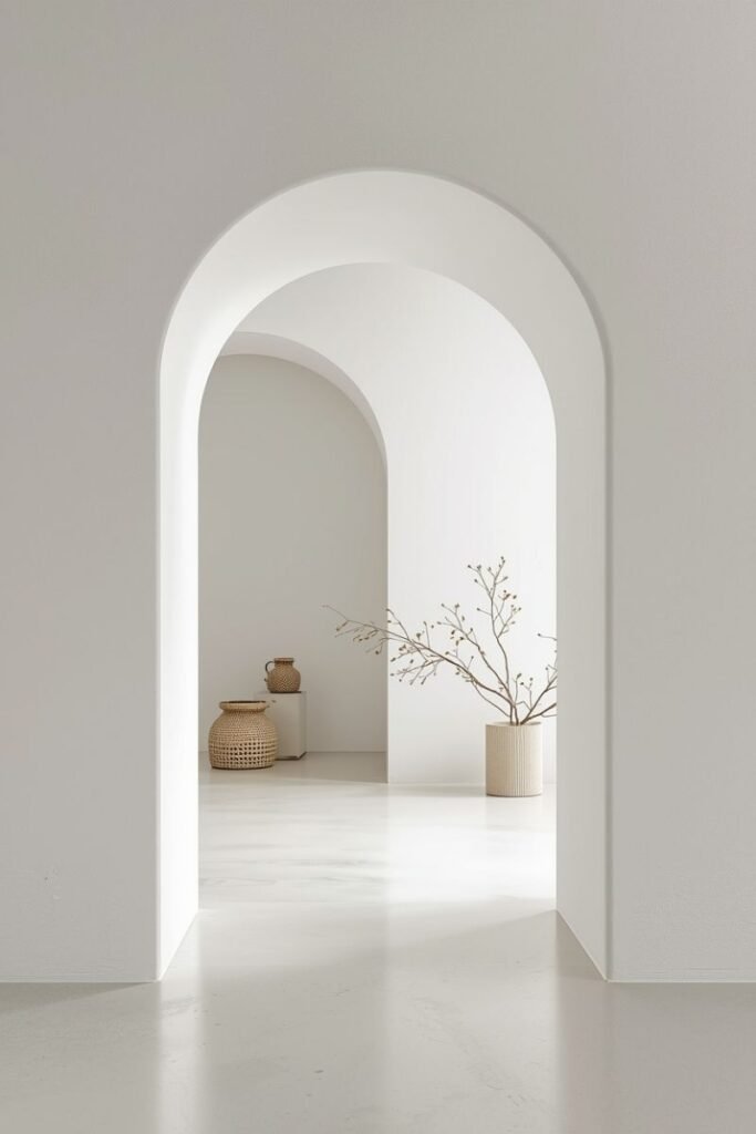 Minimal Plaster Arch