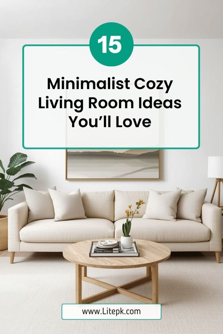 15 Minimalist Cozy Living Room Ideas You’ll Love