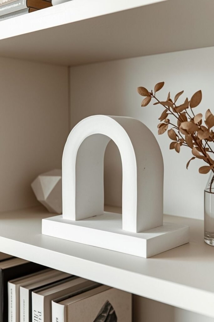 Minimalist Plaster Arch Object