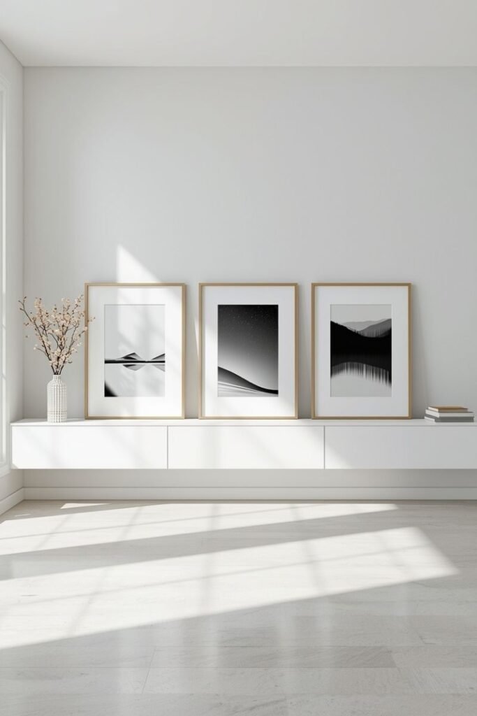 Minimalist Two to Three Piece Display