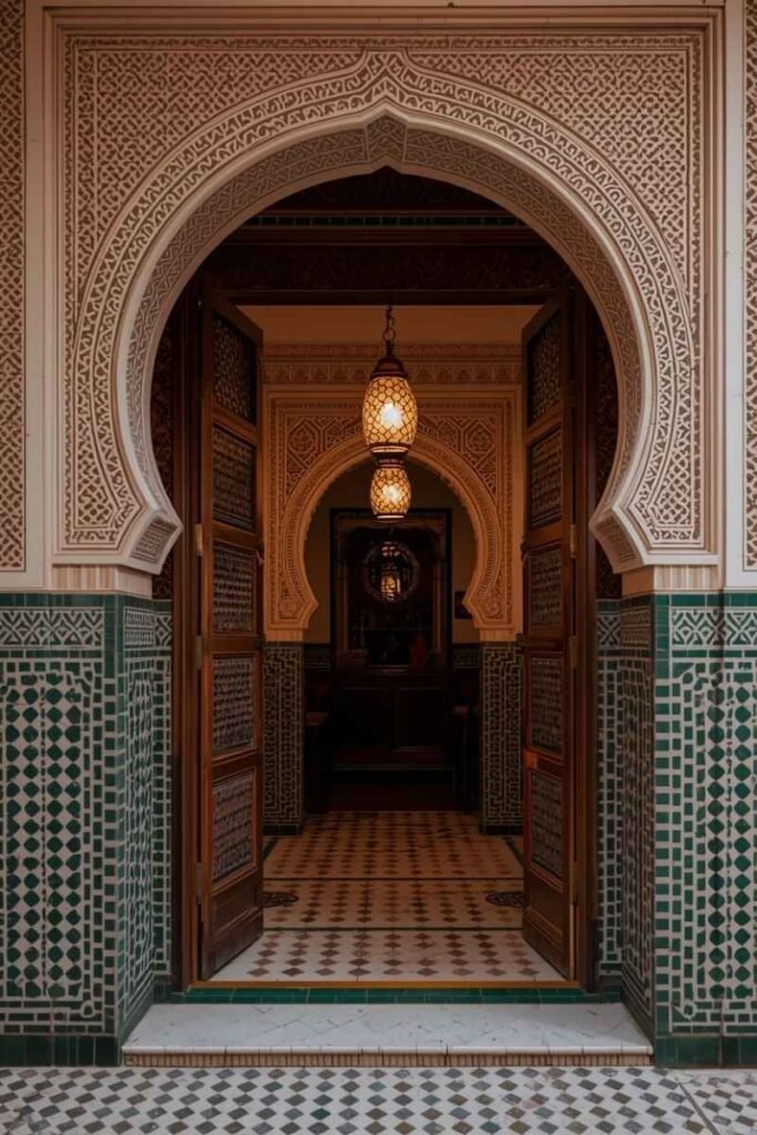 Moroccan Inspired Arch Shape