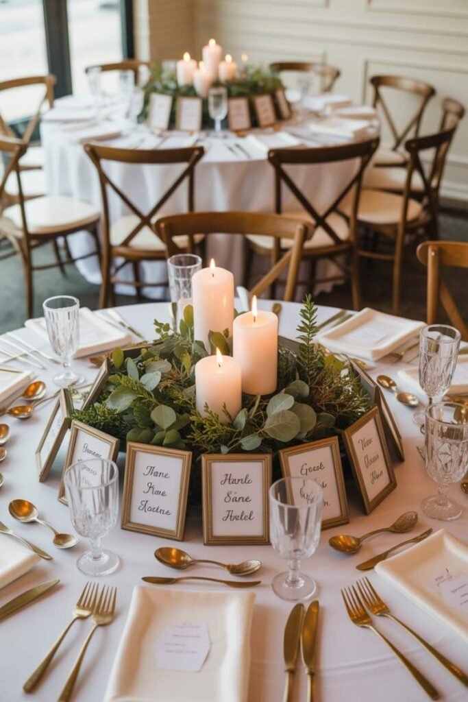 Personalized Name Card Centerpiece