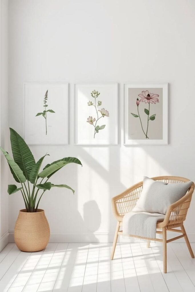 Refresh Walls with Light Artwork