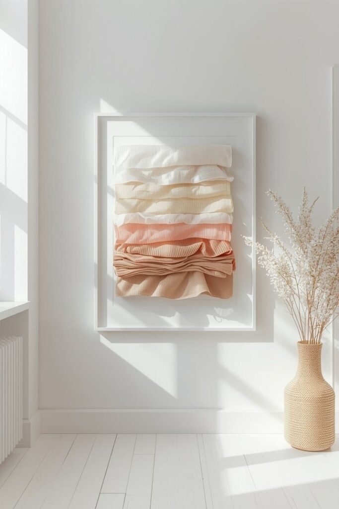 Sheer Fabric Layers in Frames