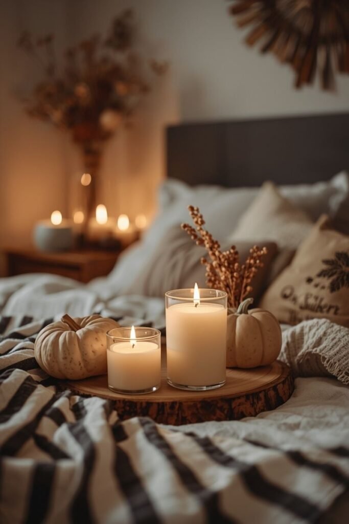 Soft Candles with Autumn Scents