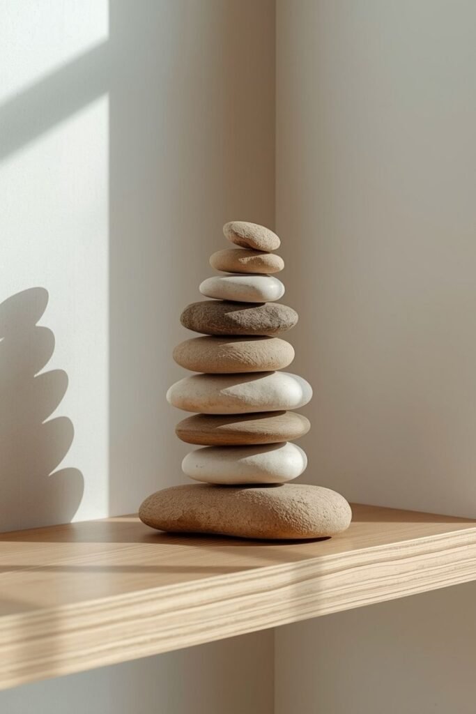 Stacked Stone Decorative Tower