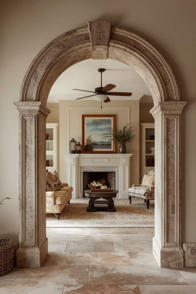 Stone Style Arch Feature