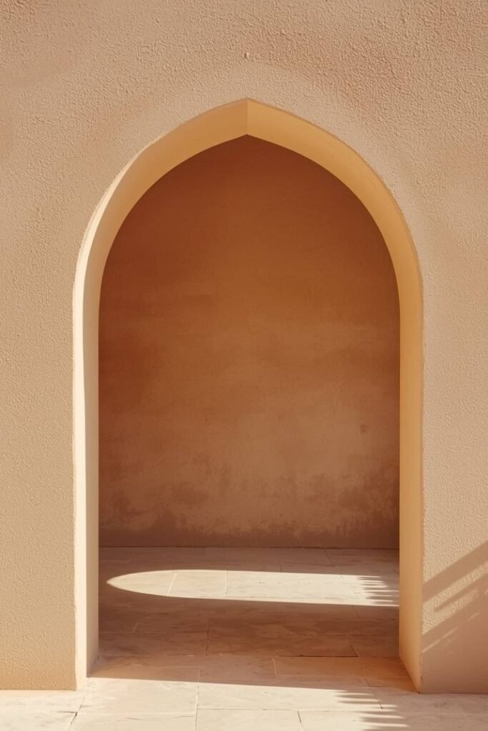 Textured Limewash Arch