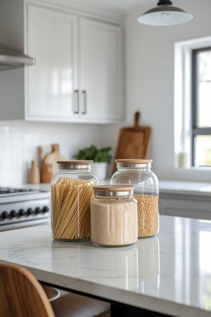 Use Decorative Storage Jars