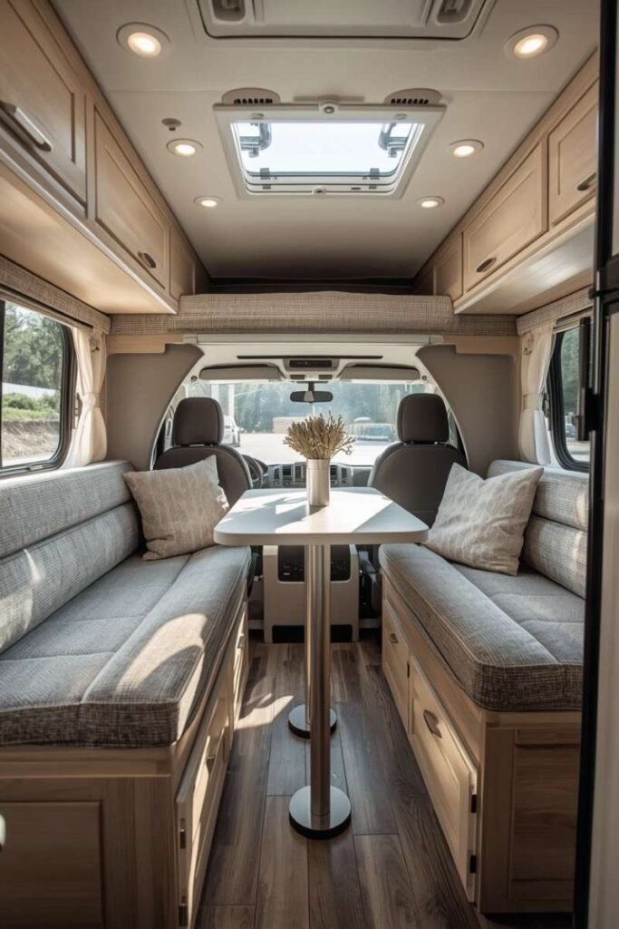 Use Fold Down Tables and Desks