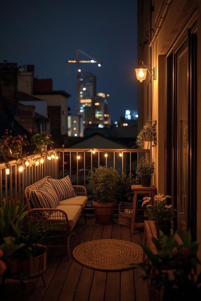 Warm String Lights for Soft Glow