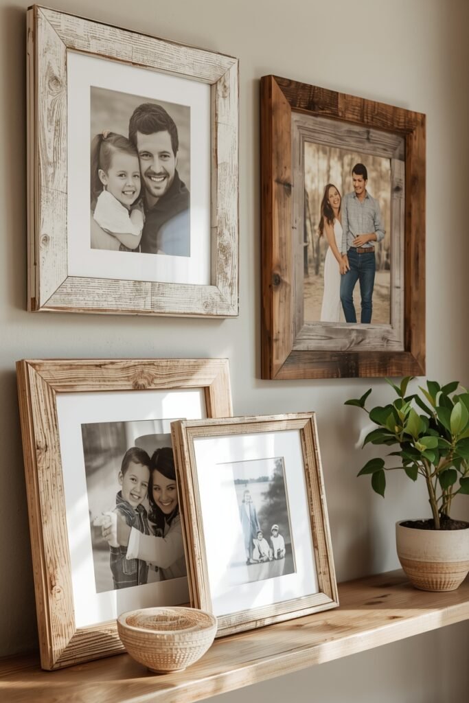 DIY Rustic Picture Frames