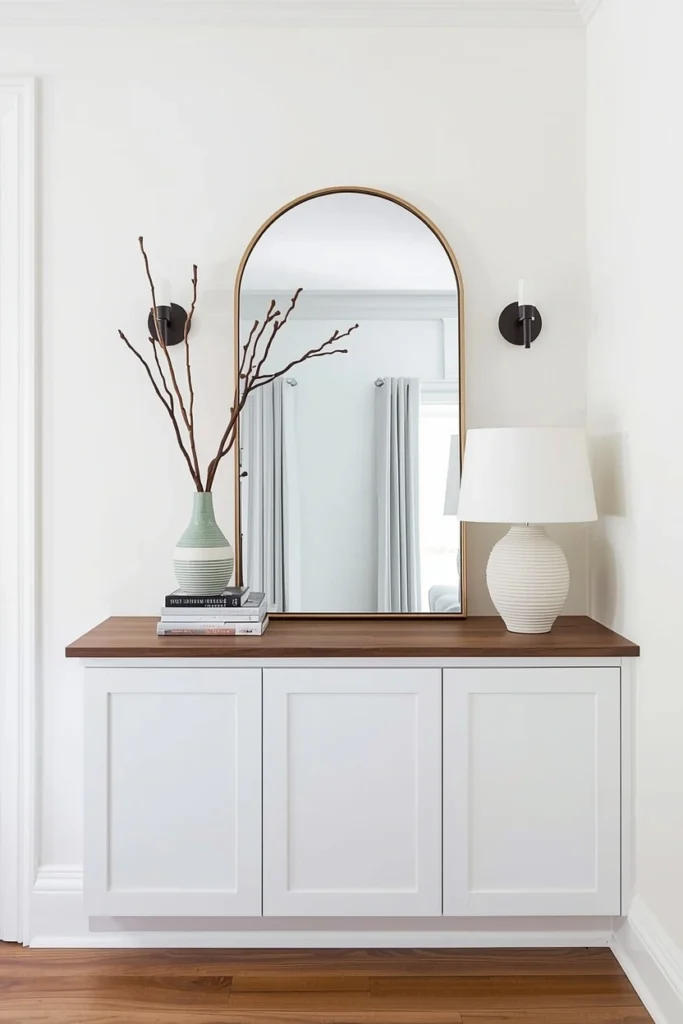 Built-In Look With IKEA Shoe Cabinets