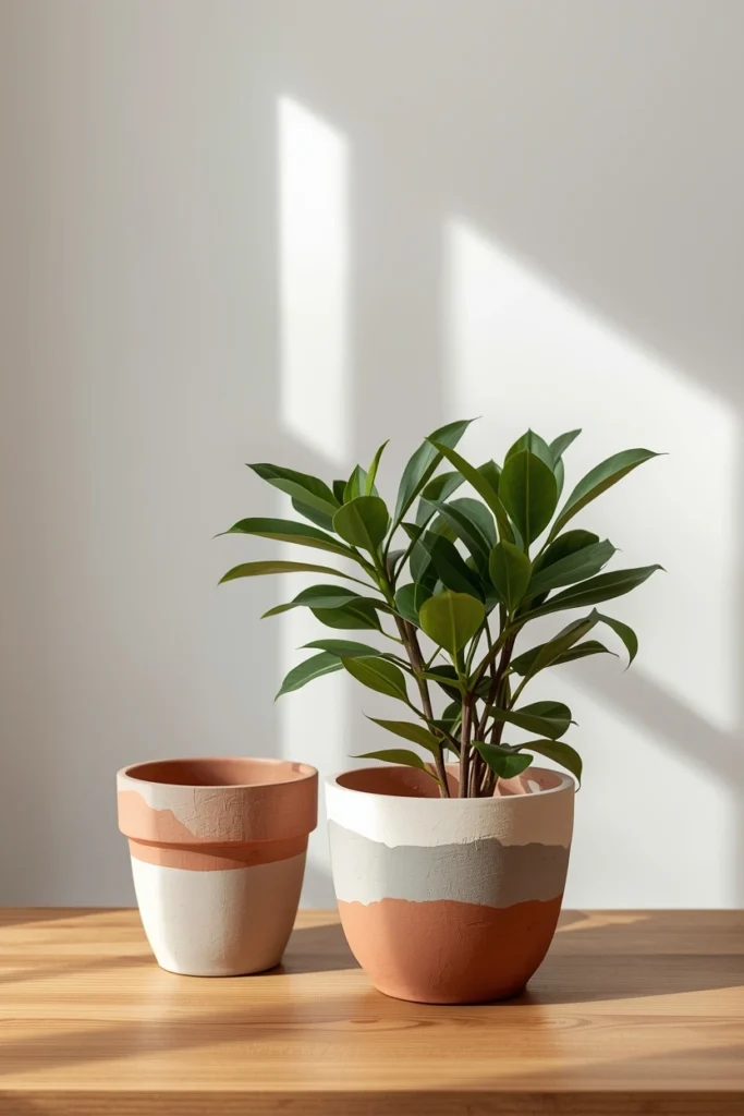 Minimalist Neutral Brushstroke Design