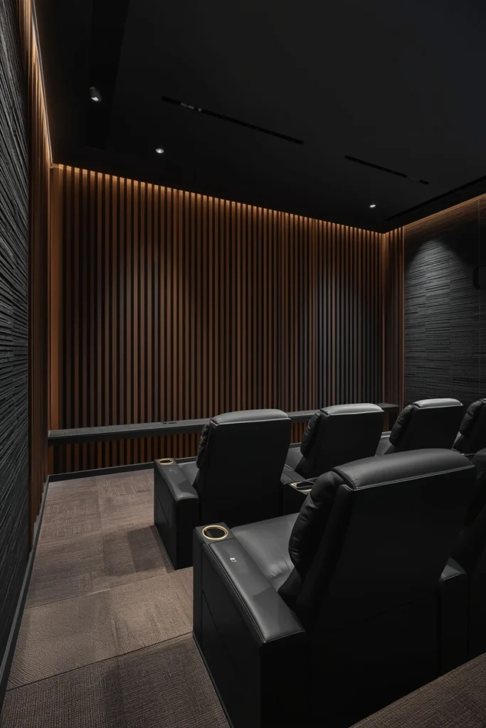 Statement Accent Wall With Cinematic Texture