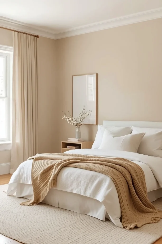 Warm Beige and Soft White