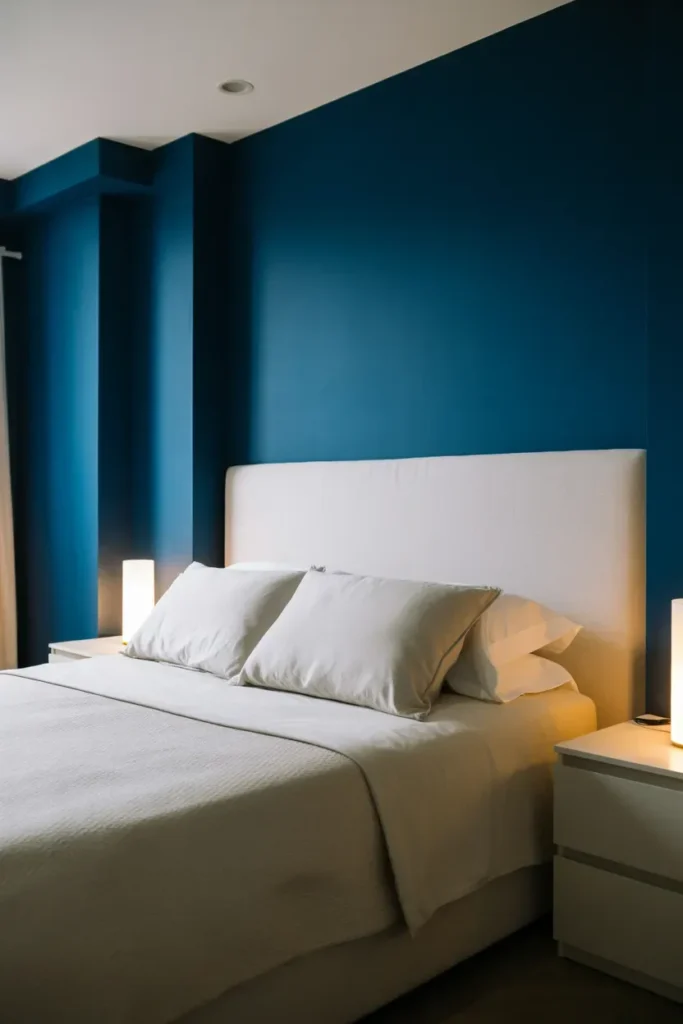 Midnight Blue and Crisp White