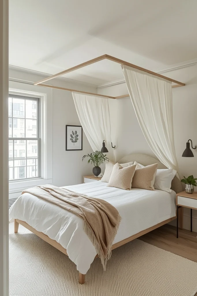 Corner Canopy for Small Spaces