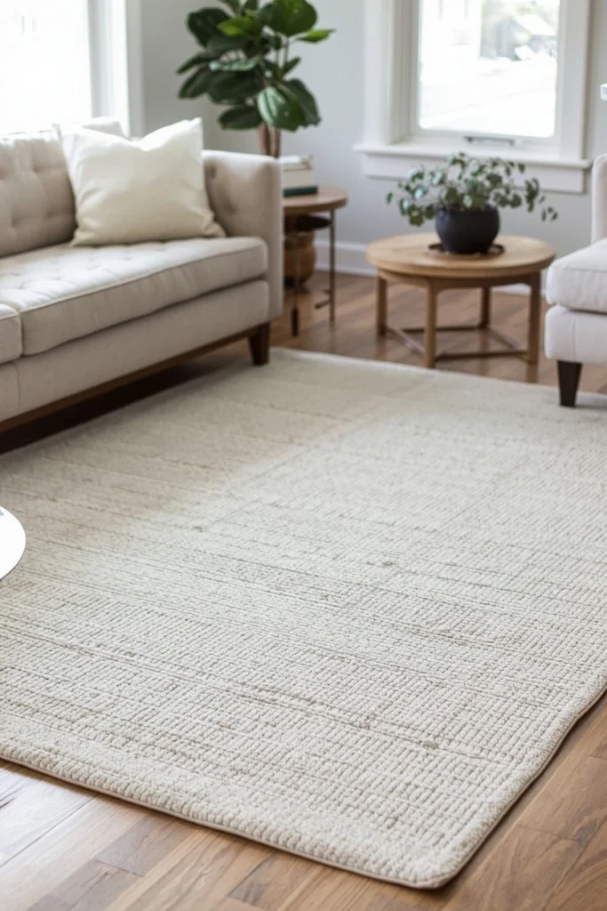 Create a Statement Rug Layering Effect