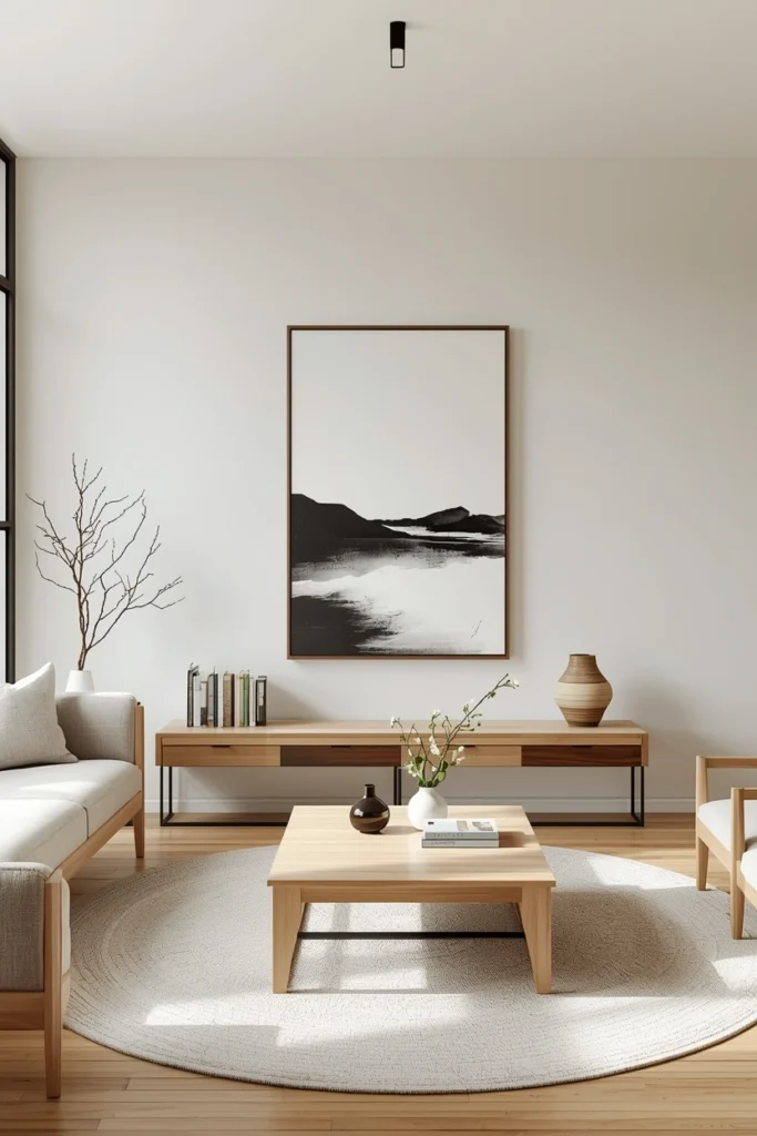 Serene Monochrome Art Pieces
